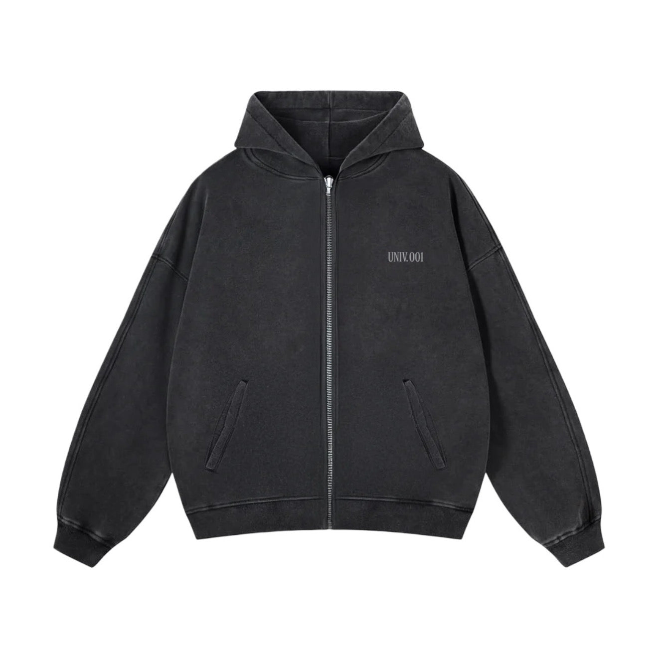 UNIV. 001 Acid Wash Hoodie-4