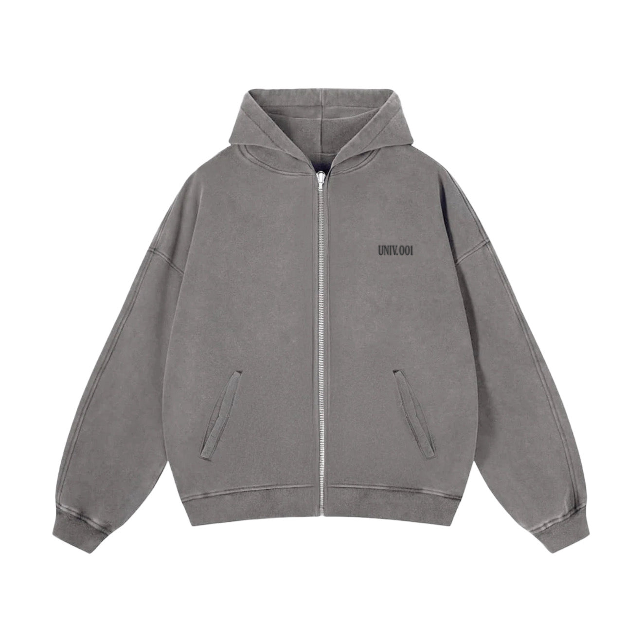 UNIV. 001 Acid Wash Hoodie-5